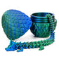 1/2 PCS 3D Printed Dragon Egg with Dragon Full Articulated Dragon Modle Movable Rotatable Articulated Desktop Ornament Kid Toy