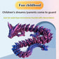 1/2 PCS 3D Printed Dragon Egg with Dragon Full Articulated Dragon Modle Movable Rotatable Articulated Desktop Ornament Kid Toy