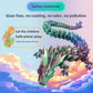 1/2 PCS 3D Printed Dragon Egg with Dragon Full Articulated Dragon Modle Movable Rotatable Articulated Desktop Ornament Kid Toy