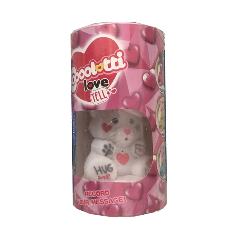 Cuddle Pacifier Bear Coccolotti Keychain Blind Box Unicorn Recording Glowing Key Buckle Flocking Custom Surprise Box Toy Gift