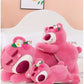 Disney Toy Story Lotso Cute Bear Strawberry Sofa Plush Pillow Stuffed Toys Children Girls Friends Festivals Birthday Gift 90cm