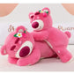 Disney Toy Story Lotso Cute Bear Strawberry Sofa Plush Pillow Stuffed Toys Children Girls Friends Festivals Birthday Gift 90cm