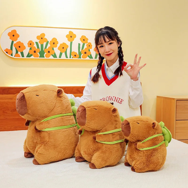 Capybara Plush Simulation Capibara Anime Fluffty Toy Kawaii Plushie Cute Doll Stuffed Animals Soft Doll Plush Gift Kid Toys