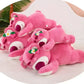 Disney Toy Story Lotso Cute Bear Strawberry Sofa Plush Pillow Stuffed Toys Children Girls Friends Festivals Birthday Gift 90cm