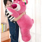 Disney Toy Story Lotso Cute Bear Strawberry Sofa Plush Pillow Stuffed Toys Children Girls Friends Festivals Birthday Gift 90cm