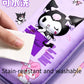 Sanrio 3D Kuromi Melody Cinnamoroll Pencil Case Cartoon Large Capacity Stationery Bag Pencil Case for Students