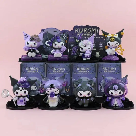 Sanrio Kuromi Blind Box Werewolf kill Series Action Figure Dolls Anime Figures Surprise Bag Cute Model Fans Collection BlindToy