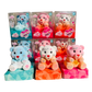 Cuddle Pacifier Bear Coccolotti Keychain Blind Box Unicorn Recording Glowing Key Buckle Flocking Custom Surprise Box Toy Gift