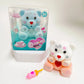Cuddle Pacifier Bear Coccolotti Keychain Blind Box Unicorn Recording Glowing Key Buckle Flocking Custom Surprise Box Toy Gift